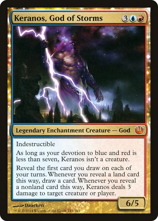 Keranos, God of Storms in the group Magic the Gathering / Types / Enchantment / Legendary Enchantment at Proxyprinters.com (62680)