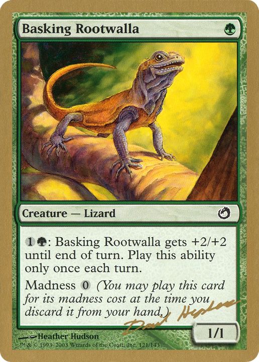 Basking Rootwalla in the group Magic the Gathering / Sets / World Championship Decks 2003 at Proxyprinters.com (62682)