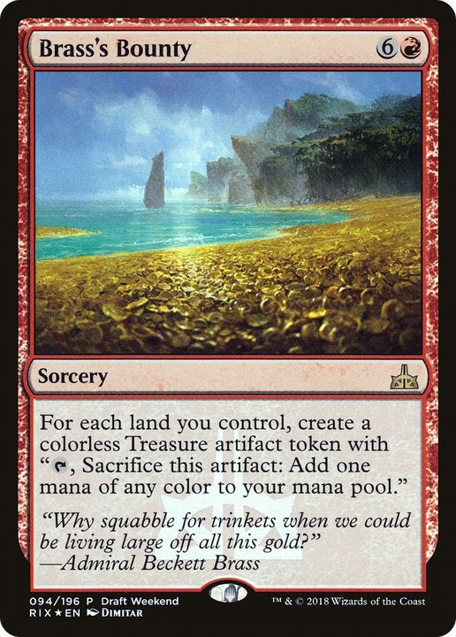 Brass's Bounty in the group Magic the Gathering / Types / Colors / Red at Proxyprinters.com (62690)