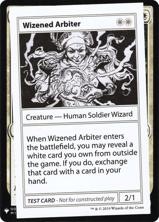 Wizened Arbiter in the group Magic the Gathering / Types / Creatures / Wizard at Proxyprinters.com (62710)