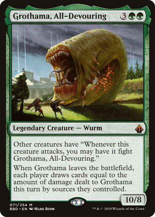 Grothama, All-Devouring in the group Magic the Gathering / Types / Colors / Green at Proxyprinters.com (62714)