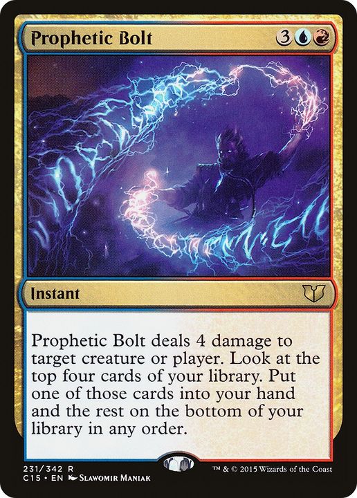 Prophetic Bolt in the group Magic the Gathering / Types / Colors / Multicolors / R, U at Proxyprinters.com (62724)