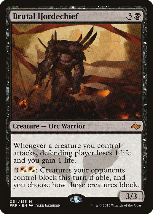 Brutal Hordechief in the group Magic the Gathering / Sets / Fate Reforged at Proxyprinters.com (62726)