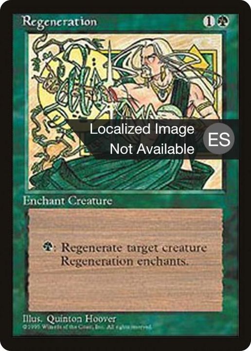 Regeneration in the group Magic the Gathering / Sets / Fourth Edition Foreign Black Border at Proxyprinters.com (6273)