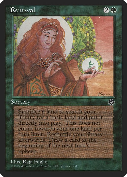 Renewal in the group Magic the Gathering / Types / Colors / Green at Proxyprinters.com (62738)