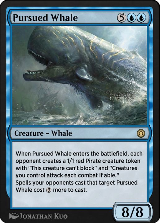 Pursued Whale in the group Magic the Gathering / Types / Colors / Blue at Proxyprinters.com (62744)