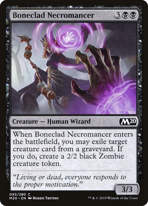 Boneclad Necromancer in the group Magic the Gathering / Types / Creatures / Wizard at Proxyprinters.com (62745)