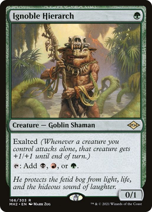 Ignoble Hierarch in the group Magic the Gathering / Types / Creatures / Goblin at Proxyprinters.com (62755)