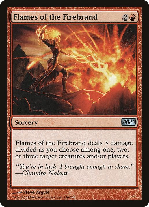 Flames of the Firebrand in the group Magic the Gathering / Types / Colors / Red at Proxyprinters.com (62761)