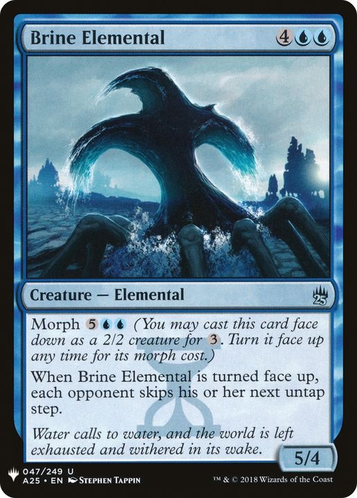 Brine Elemental in the group Magic the Gathering / Types / Colors / Blue at Proxyprinters.com (62765)