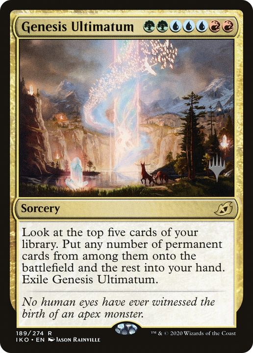 Genesis Ultimatum in the group Magic the Gathering / Types / Colors / Multicolors / G, R, U at Proxyprinters.com (62773)