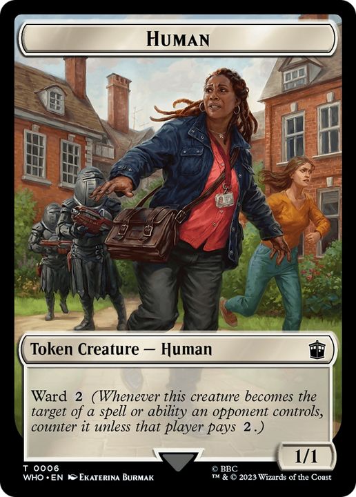 Human in the group Magic the Gathering / Sets / Doctor Who Tokens at Proxyprinters.com (62776)