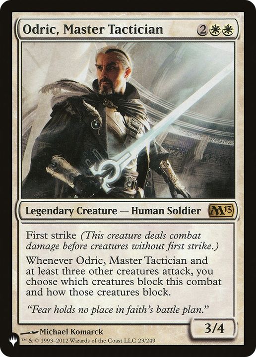 Odric, Master Tactician in the group Singles at Proxyprinters.com (62781)