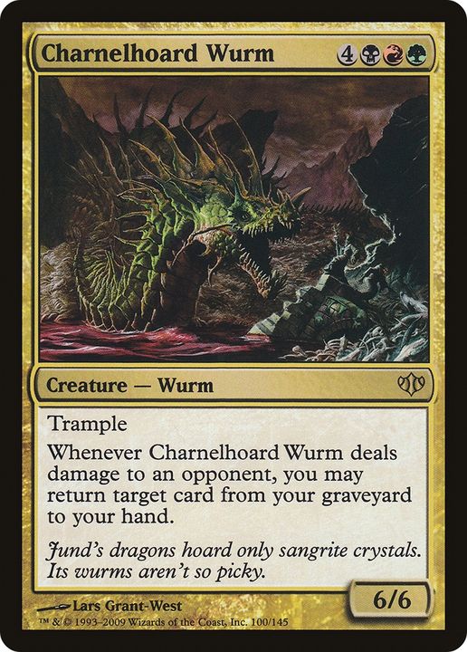 Charnelhoard Wurm in the group Magic the Gathering / Types / Colors / Multicolors / B, G, R at Proxyprinters.com (62788)