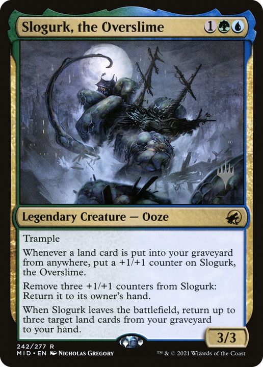 Slogurk, the Overslime in the group Magic the Gathering / Types / Colors / Multicolors / G, U at Proxyprinters.com (62810)