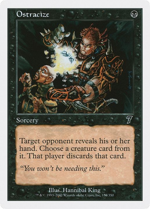 Ostracize in the group Magic the Gathering / Types / Colors / Black at Proxyprinters.com (62851)