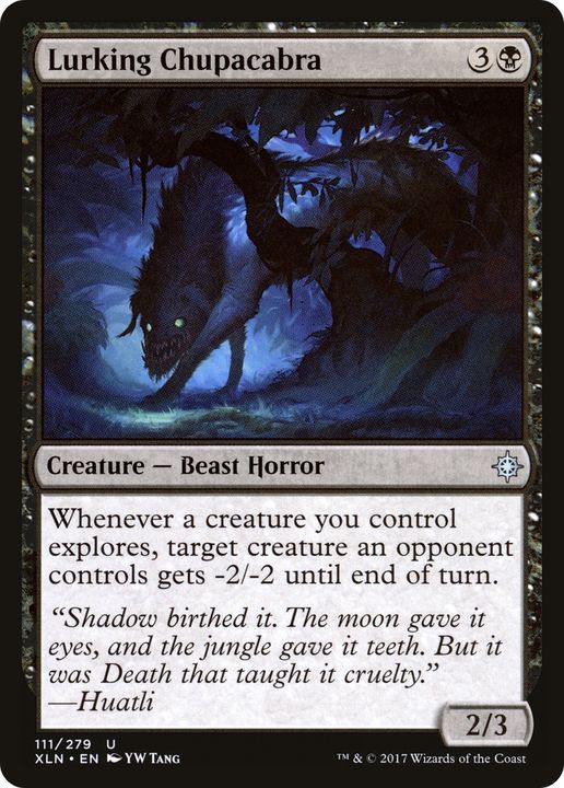 Lurking Chupacabra in the group Magic the Gathering / Types / Colors / Black at Proxyprinters.com (62853)