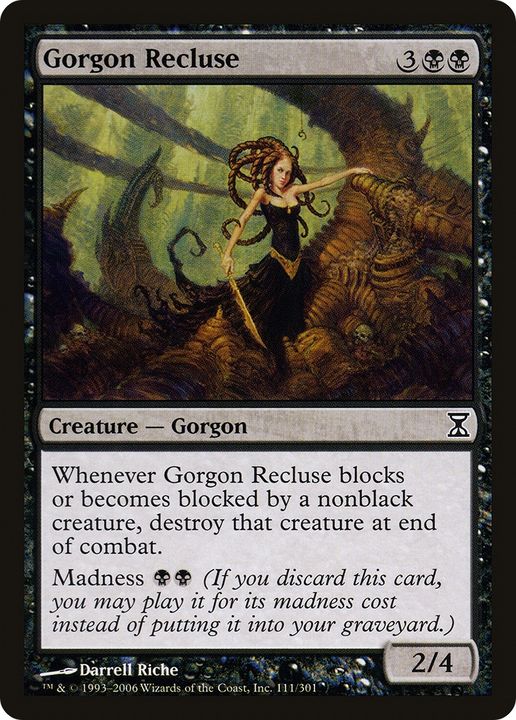 Gorgon Recluse in the group Magic the Gathering / Types / Colors / Black at Proxyprinters.com (62858)