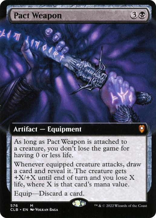 Pact Weapon in the group Magic the Gathering / Types / Artifacts / Artifact at Proxyprinters.com (62861)