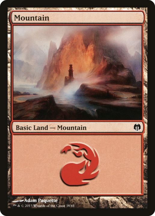 Mountain in the group Magic the Gathering / Sets / Duel Decks: Heroes vs. Monsters at Proxyprinters.com (62875)