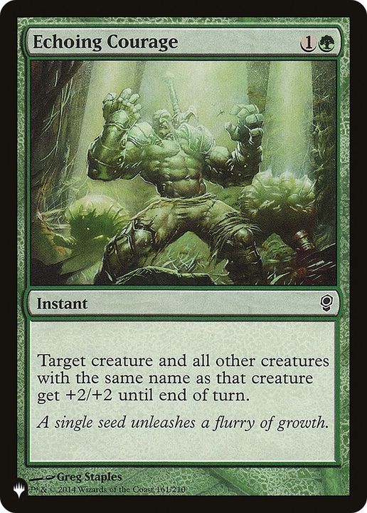 Echoing Courage in the group Magic the Gathering / Types / Colors / Green at Proxyprinters.com (6289)