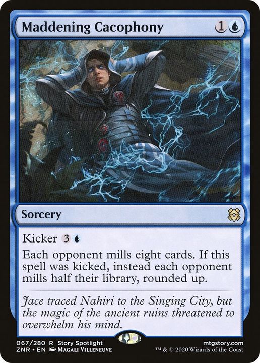 Maddening Cacophony in the group Magic the Gathering / Types / Colors / Blue at Proxyprinters.com (6292)