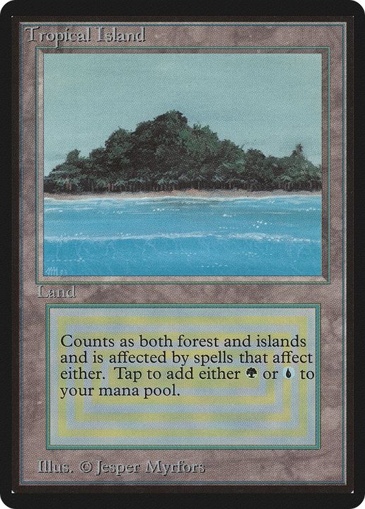 Tropical Island in the group Magic the Gathering / Types / Land / Forest at Proxyprinters.com (62940)