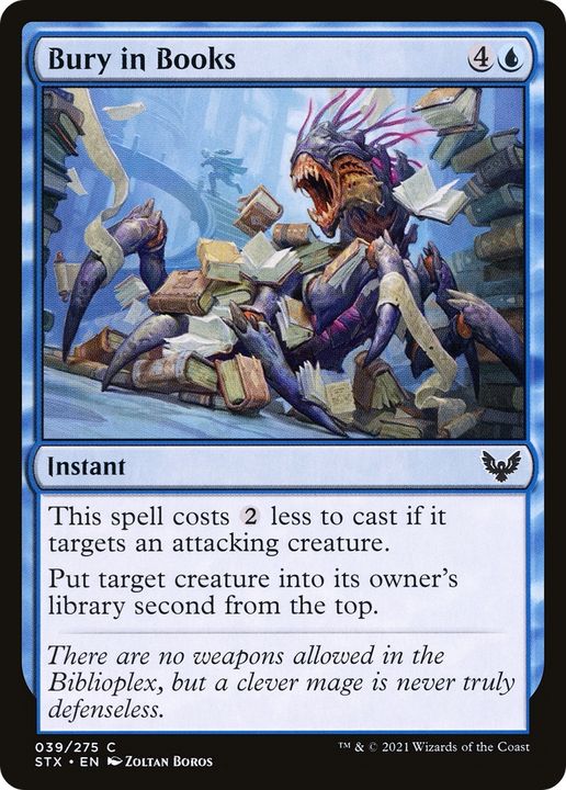 Bury in Books in the group Magic the Gathering / Types / Colors / Blue at Proxyprinters.com (62962)