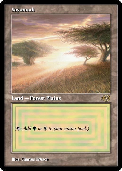 Savannah in the group Magic the Gathering / Types / Land / Forest at Proxyprinters.com (62968)