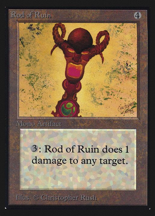 Rod of Ruin in the group Magic the Gathering / Types / Artifacts / Artifact at Proxyprinters.com (62978)