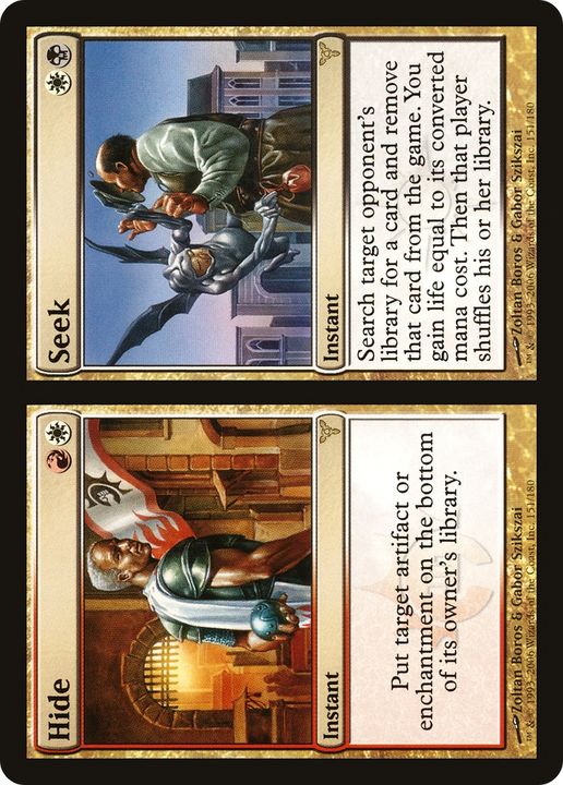 Hide // Seek in the group Magic the Gathering / Types / Colors / Multicolors / B, R, W at Proxyprinters.com (62979)