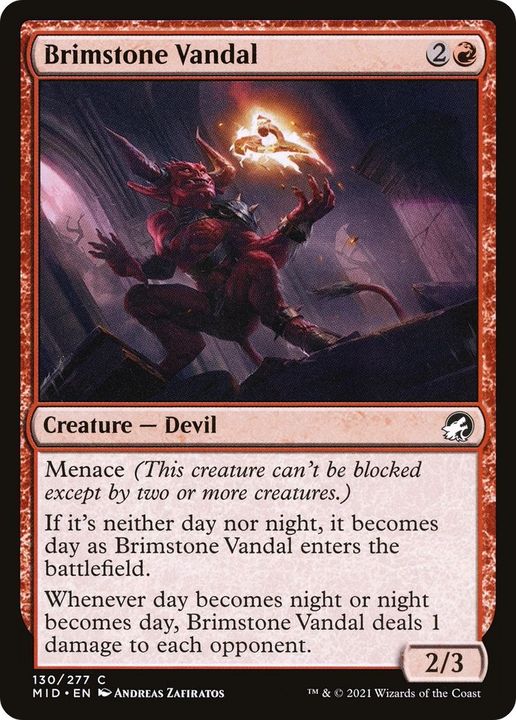 Brimstone Vandal in the group Magic the Gathering / Types / Colors / Red at Proxyprinters.com (6299)