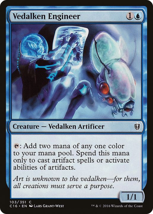 Vedalken Engineer in the group Magic the Gathering / Sets / Commander 2016 at Proxyprinters.com (62991)