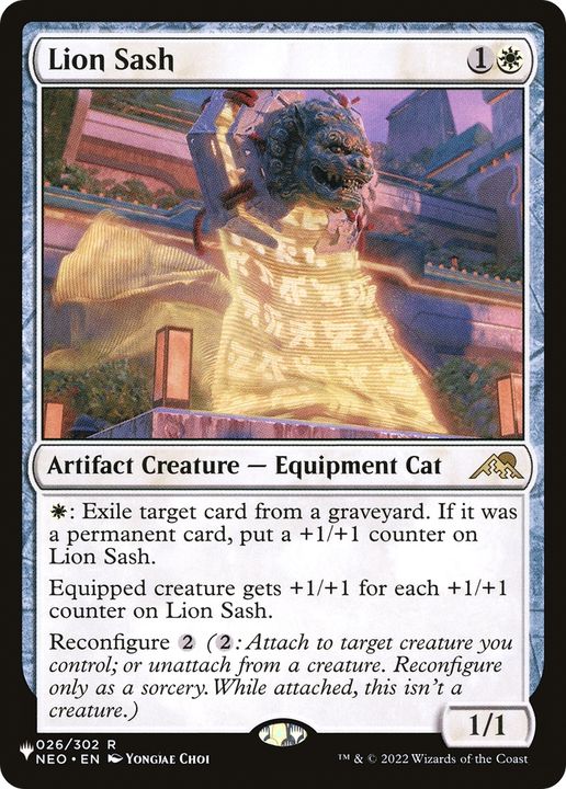 Lion Sash in the group Magic the Gathering / Types / Colors / White at Proxyprinters.com (62995)