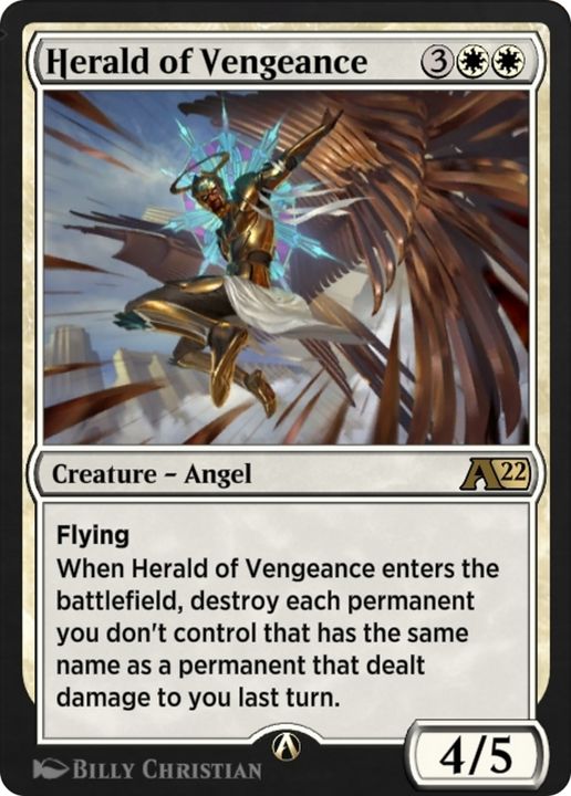 Herald of Vengeance in the group Magic the Gathering / Types / Colors / White at Proxyprinters.com (62999)