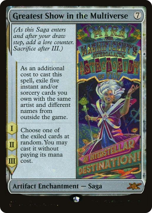 Greatest Show in the Multiverse in the group Magic the Gathering / Types / Colors / Colorless at Proxyprinters.com (6300)