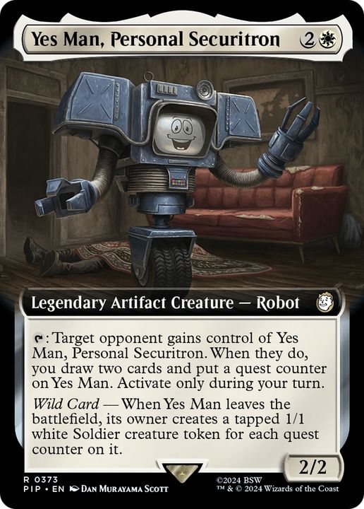 Yes Man, Personal Securitron in the group Magic the Gathering / Types / Artifacts / Legendary Artifact at Proxyprinters.com (63008)