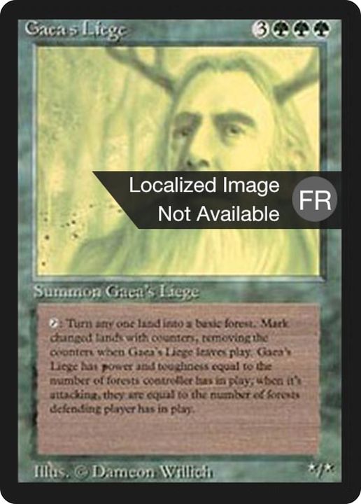 Gaea's Liege in the group Magic the Gathering / Types / Colors / Green at Proxyprinters.com (63035)