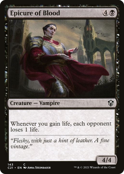 Epicure of Blood in the group Magic the Gathering / Types / Colors / Black at Proxyprinters.com (63065)