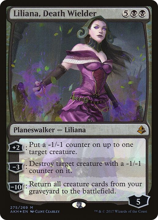 Liliana, Death Wielder in the group Magic the Gathering / Types / Colors / Black at Proxyprinters.com (63066)