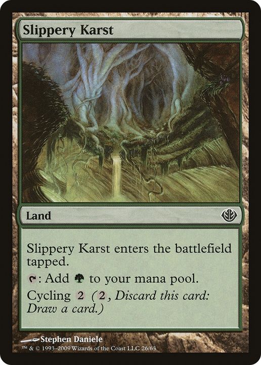 Slippery Karst in the group Magic the Gathering / Types / Colors / Colorless at Proxyprinters.com (63079)