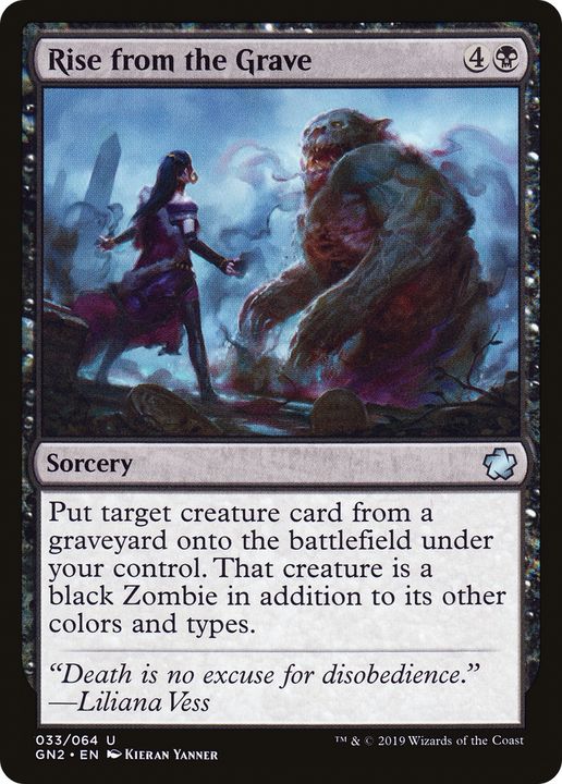 Rise from the Grave in the group Magic the Gathering / Types / Colors / Black at Proxyprinters.com (63083)