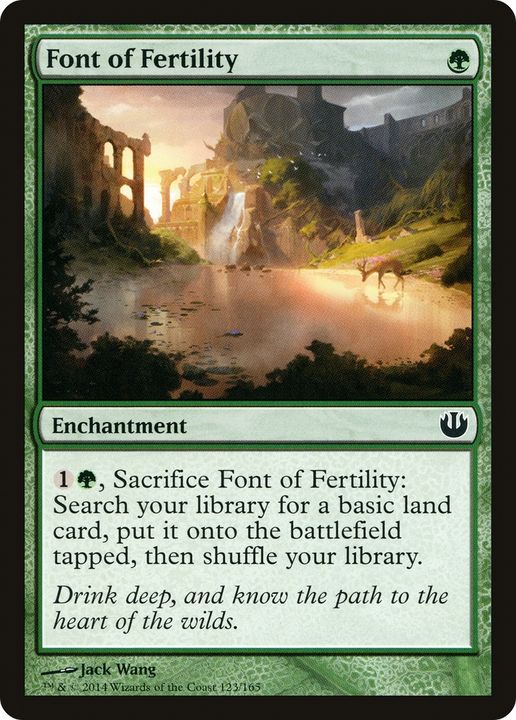 Font of Fertility in the group Magic the Gathering / Types / Enchantment / Enchantment at Proxyprinters.com (63097)