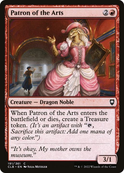 Patron of the Arts in the group Magic the Gathering / Types / Colors / Red at Proxyprinters.com (6310)