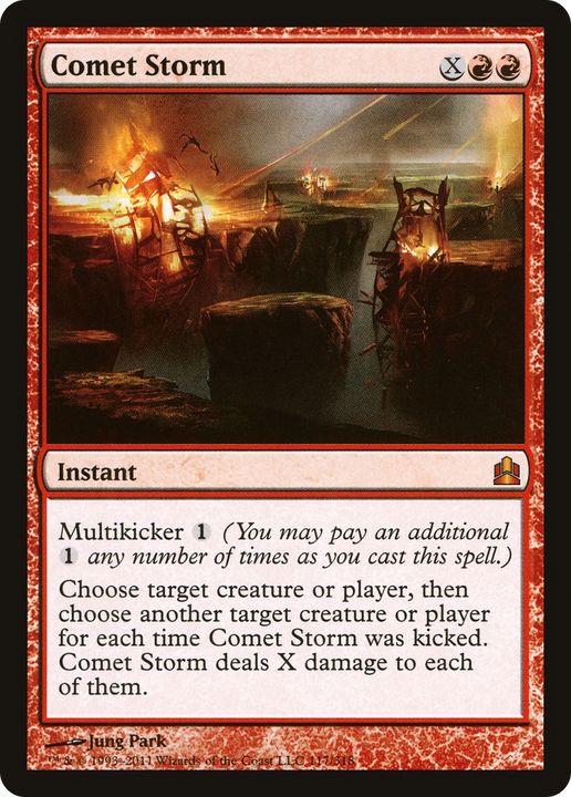 Comet Storm in the group Magic the Gathering / Types / Colors / Red at Proxyprinters.com (63127)