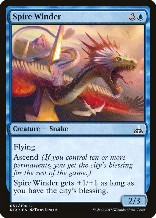 Spire Winder in the group Magic the Gathering / Types / Colors / Blue at Proxyprinters.com (63128)