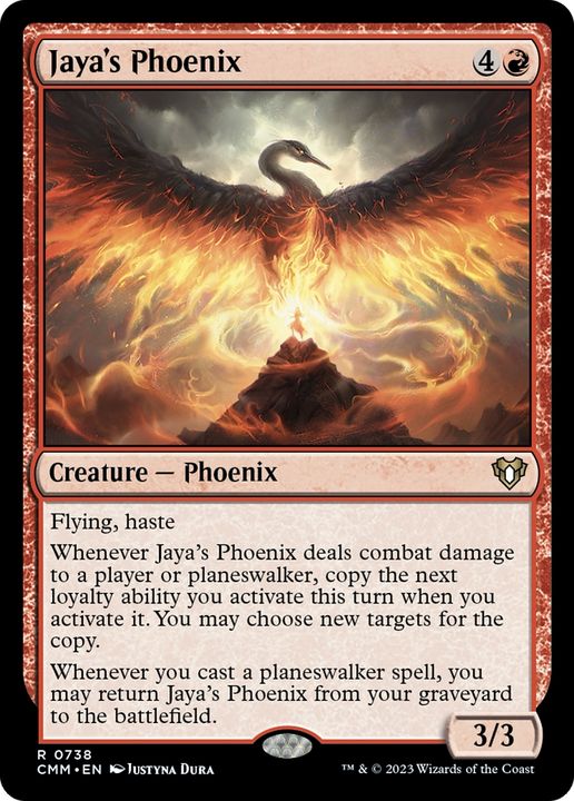 Jaya's Phoenix in the group Magic the Gathering / Sets / Commander Masters at Proxyprinters.com (63129)