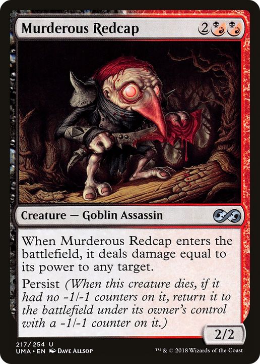 Murderous Redcap in the group Magic the Gathering / Types / Colors / Multicolors / B, R at Proxyprinters.com (63142)