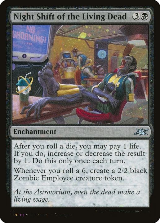 Night Shift of the Living Dead in the group Magic the Gathering / Types / Enchantment / Enchantment at Proxyprinters.com (6317)