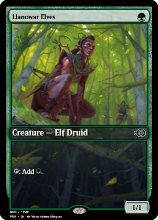 Llanowar Elves in the group Magic the Gathering / Types / Creatures / Elf at Proxyprinters.com (63186)